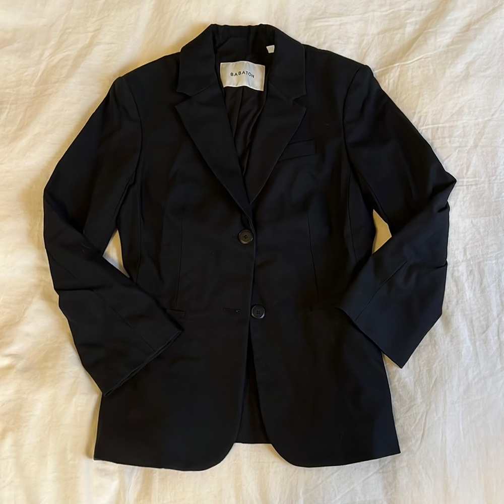Babaton Fitted Black Blazer